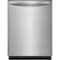 Frigidaire - 24" Top Control Tall Tub Built-In Dishwasher with Tub - Stainless Steel-Front_Standard