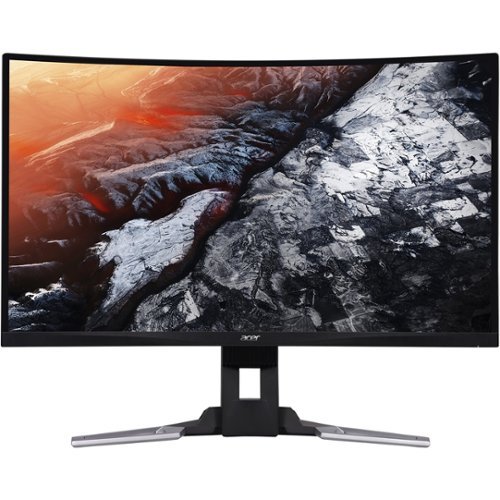  Acer - 31.5" LED Curved QHD FreeSync Monitor - Black