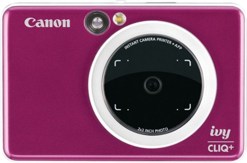  Canon - IVY Cliq+ Instant Film Camera - Ruby Red