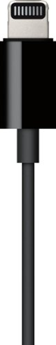 Apple - 3.94' Lightning to 3.5mm Audio Cable - Black