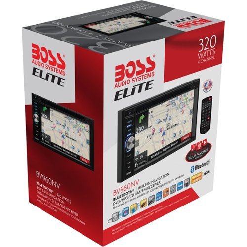 BOSS Audio - 6.2" - Built-in Navigation - Bluetooth - In-Dash CD/DVD/DM Receiver - Black-Alt_View_Standard_12 