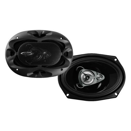 BOSS Audio - Elite 6" x 9" 3-Way Car Speakers with Polypropylene Cones (Pair) - Black