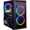 CLX - Gaming Desktop - AMD Ryzen 7 2700 - 16GB Memory - NVIDIA GeForce GTX 1660 - 1TB HDD + 120GB SSD - Black-Angle_Standard