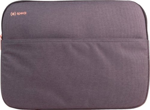Speck - Transfer Pro Pocket Sleeve for 14" Laptop - City Gray/Rose Gold Pink