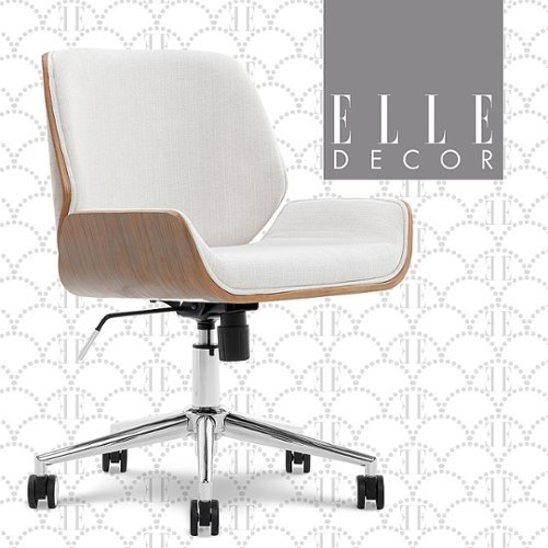 Adore Decor - Bentwood Task Chair - French Ivory