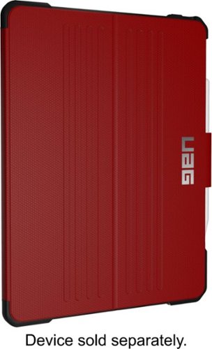 UAG - Metropolis Folio Case for Apple® iPad® Pro 12.9" (3rd Generation) - Magma-Angle_Standard 