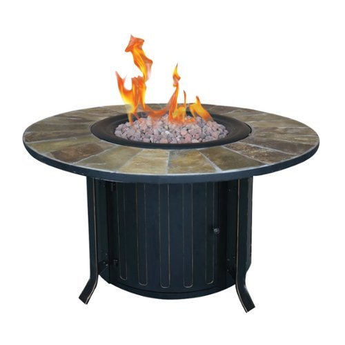 Bond - Montini Fire Table - Black-Front_Standard 