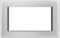 Café - 27" Microwave Trim Kit Stainless - Stainless steel-Front_Standard