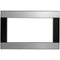 Café - 27" Trim Kit for Microwave Ovens - Platinum Glass-Front_Standard