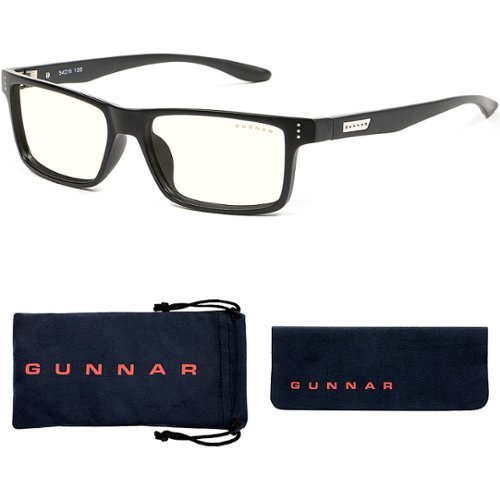 GUNNAR - Blue Light Gaming & Computer Glasses -  Vertex - Onyx