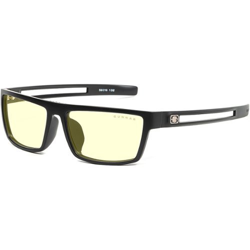 GUNNAR - Gafas Gaming Valve con Recubrimiento Antirreflectante Resistente a Rayones y Reducción de Luz Azul, Lentes Ámbar - Ónix