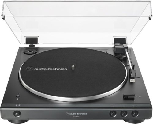 Image of Audio-Technica - ATLP60XBT Bluetooth Stereo Turntable - Black