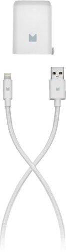 Modal™ - Apple MFi Certified 6' Wall Charger with Lightning Connector - White-Front_Standard 