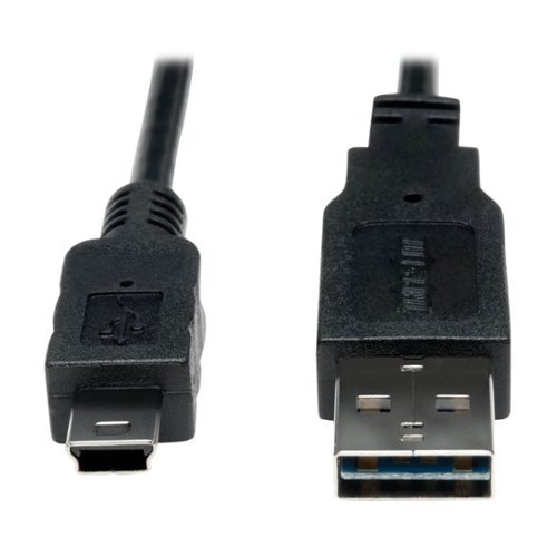 Tripp Lite - 3' Mini-USB-to-USB Type A Cable - Black