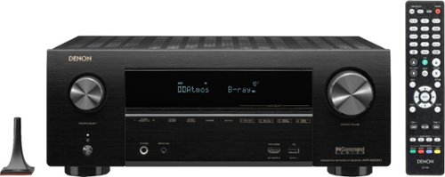 Denon AVR-X2600H 7.2 Channel 4K UHD AV Receiver, Supports Dolby Atmos, DTS:X & DTS Virtual:X, Amazon Alexa Compatible - Black