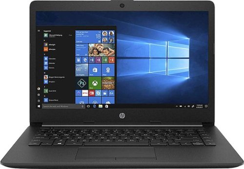  HP - 14&quot; Laptop - AMD A4-Series - 4GB Memory - 500GB Hard Drive - Jet Black, Mesh Knit Pattern With Textured Surface