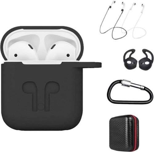 SaharaCase Case for Apple AirPods (1st Generation and 2nd Generation) - Black GLOBAL SHIPPING