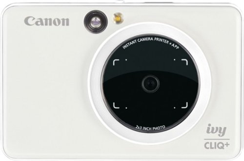  Canon - IVY Cliq+ Instant Film Camera - Pearl White