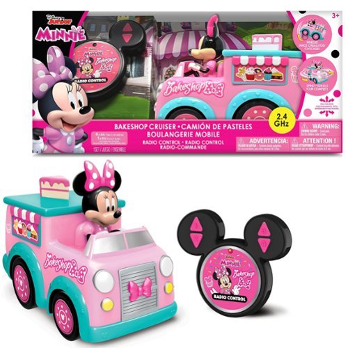 Disney Junior : 9 RC Minnie's Bakeshop Truck, Wheelies & Spins, 2.4 GHz, Ages 3+ WORLDWIDE DELIVERY