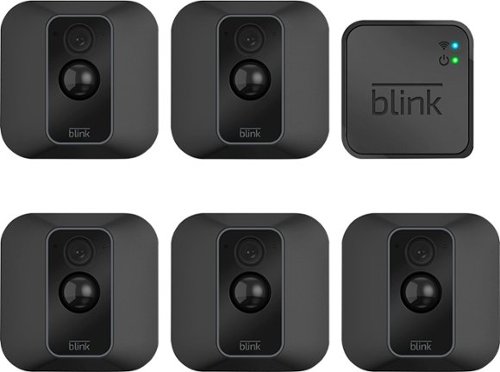  Blink - XT2 5-Camera Indoor/Outdoor Wire-Free 1080p Surveillance System - Black