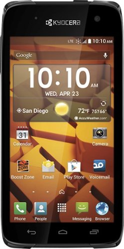  Boost Mobile - Kyocera Hydro Icon 4G No-Contract Cell Phone
