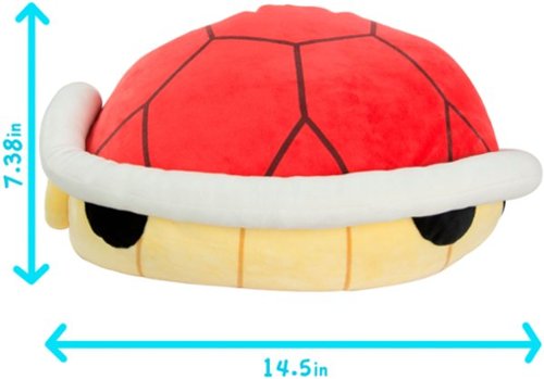 TOMY Club Mocchi Mocchi - Mario Kart Red Shell 14 Mega Plush WORLDWIDE DELIVERY