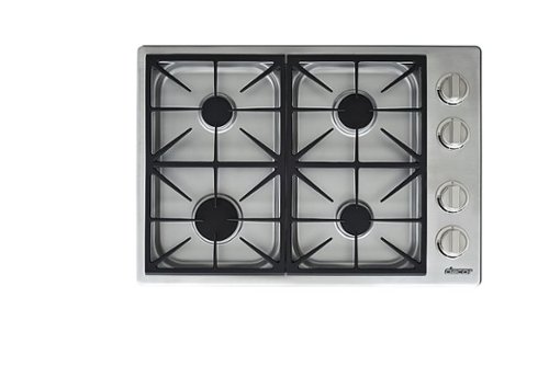 Dacor - Professional 30" Built-In Gas Cooktop with 4 burners with SimmerSear™ , Liquid Propane - Silver stainless steel