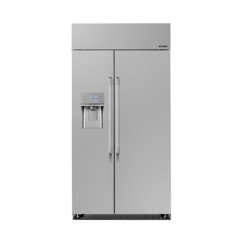 Dacor - Professional 24 Cu. Ft. Side-by-Side Built-In Refrigerator - Stainless steel