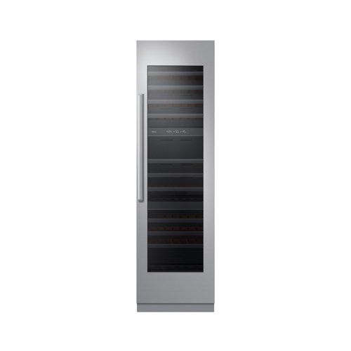 Dacor - Modernist Collection 24" Front Panel Kit for Select Integrated Wine Cellars - Silver stainless steel