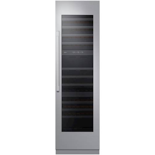 Dacor - Modernist Collection 24" Front Panel Kit for Select Integrated Wine Cellars - Silver Stainless Steel-Front_Standard 