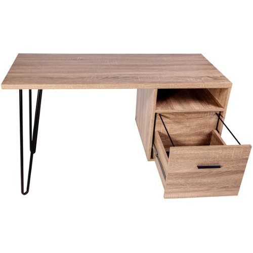 OneSpace - Graham Rectangular Wood Grain Table