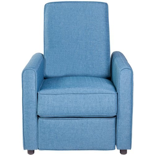OneSpace - Fabric Recliner - Blue-Front_Standard 