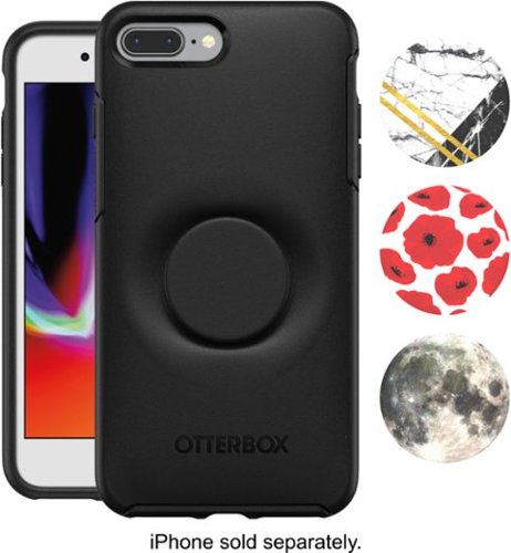 OtterBox + Pop Symmetry Series Case for Apple iPhone 7 Plus and 8 Plus - Black BUY ONLINE