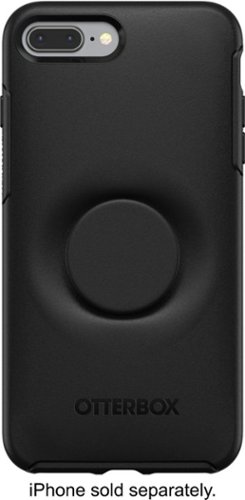 OtterBox + Pop Symmetry Series Case for Apple iPhone 7 Plus and 8 Plus - Black WORLDWIDE DELIVERY