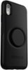 OtterBox - + Pop Symmetry Series Case for Apple® iPhone® XR - Black-Angle_Standard