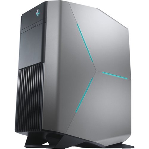 Alienware - Gaming Desktop - Intel Core i7 - 16GB Memory - NVIDIA GeForce RTX 2070 - 2TB Hard Drive + 256GB Solid State Drive - Epic Silver-Front_Standard 