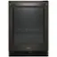 Front. Whirlpool - 14-Bottle Dual Zone Wine Refrigerator - Black Stainless Steel.