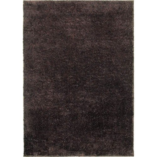 Noble House - Tipton Shag 7'10" x 10' Rug - Brown-Front_Standard 