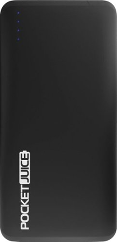 Tzumi - PocketJuice Slim Pro 20,000 mAh Portable Charger for Most USB Enabled Devices - Black-Front_Standard 
