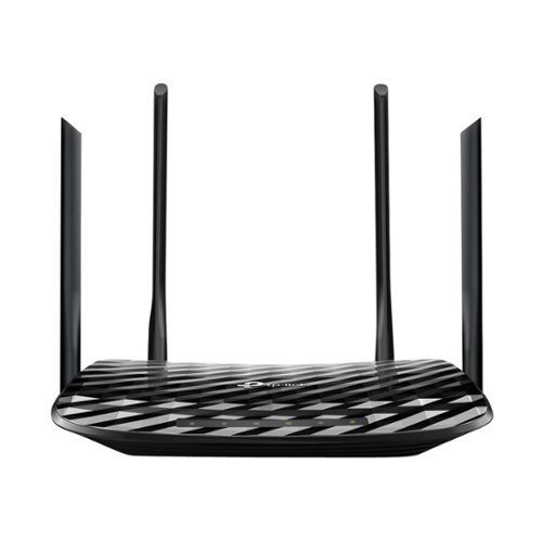 TP-Link - Archer AC1200 Dual-Band Wi-Fi Router - Black