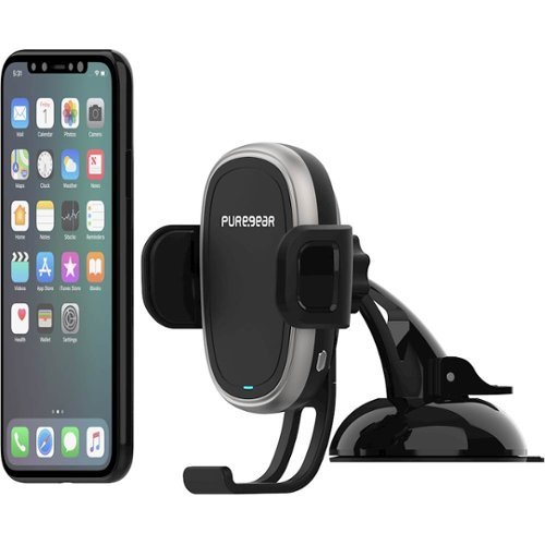 PureGear AutoGrip 10W Qi Certified Wireless Charging Pad for iPhone/Android - Black BUY ONLINE