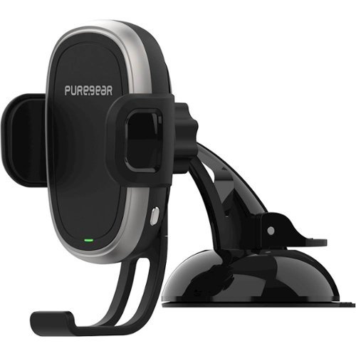 PureGear AutoGrip 10W Qi Certified Wireless Charging Pad for iPhone/Android - Black WORLDWIDE DELIVERY