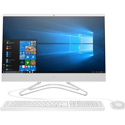  HP - 23.8" Touch-Screen All-In-One - AMD Ryzen 5-Series - 8GB Memory - 1TB Hard Drive + 256GB Solid State Drive - Snow White