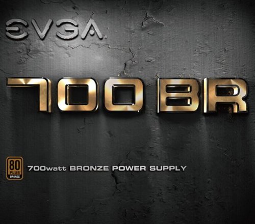 EVGA BR Series 700W ATX12V /EPS12V 80 Plus Power Supply DC-DC Technology - Black GLOBAL SHIPPING