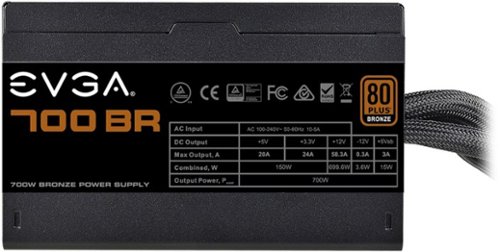 EVGA BR Series 700W ATX12V /EPS12V 80 Plus Power Supply DC-DC Technology - Black BUY ONLINE