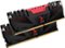 PNY - EXTREME PERFORMANCE XLR8 16GB (2PK 8GB) 2666MHz DDR4 C16 DIMM Desktop Memory - Black/Red-Front_Standard