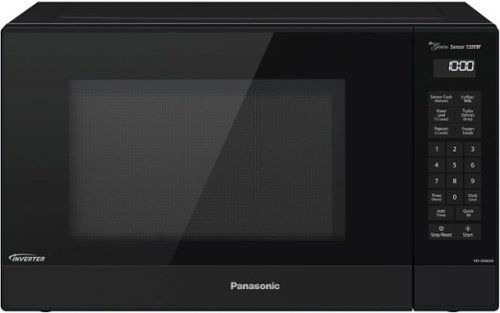 Panasonic - 1.2 Cu. Ft. 1200 Watt SN66KB Microwave with Inverter and Genius Sensor - Black