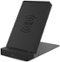 Tzumi - 10W Qi Certified Fast Charge Wireless Charging Pad for iPhone®/Android - Black-Front_Standard