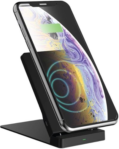 Tzumi 10W Qi Certified Fast Charge Wireless Charging Pad for iPhone/Android - Black WORLDWIDE DELIVERY