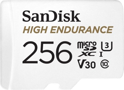 SanDisk - 256GB microSDXC High Endurance UHS-I Memory Card